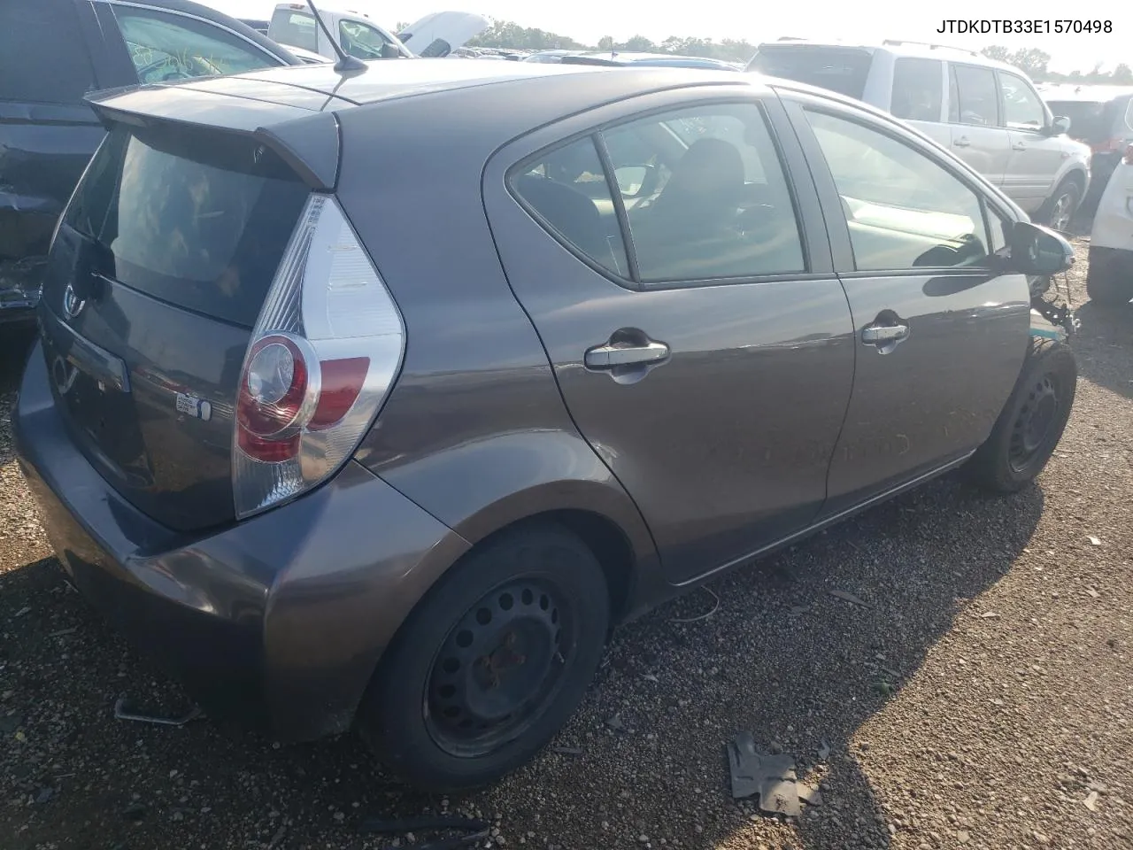 2014 Toyota Prius C VIN: JTDKDTB33E1570498 Lot: 62948944