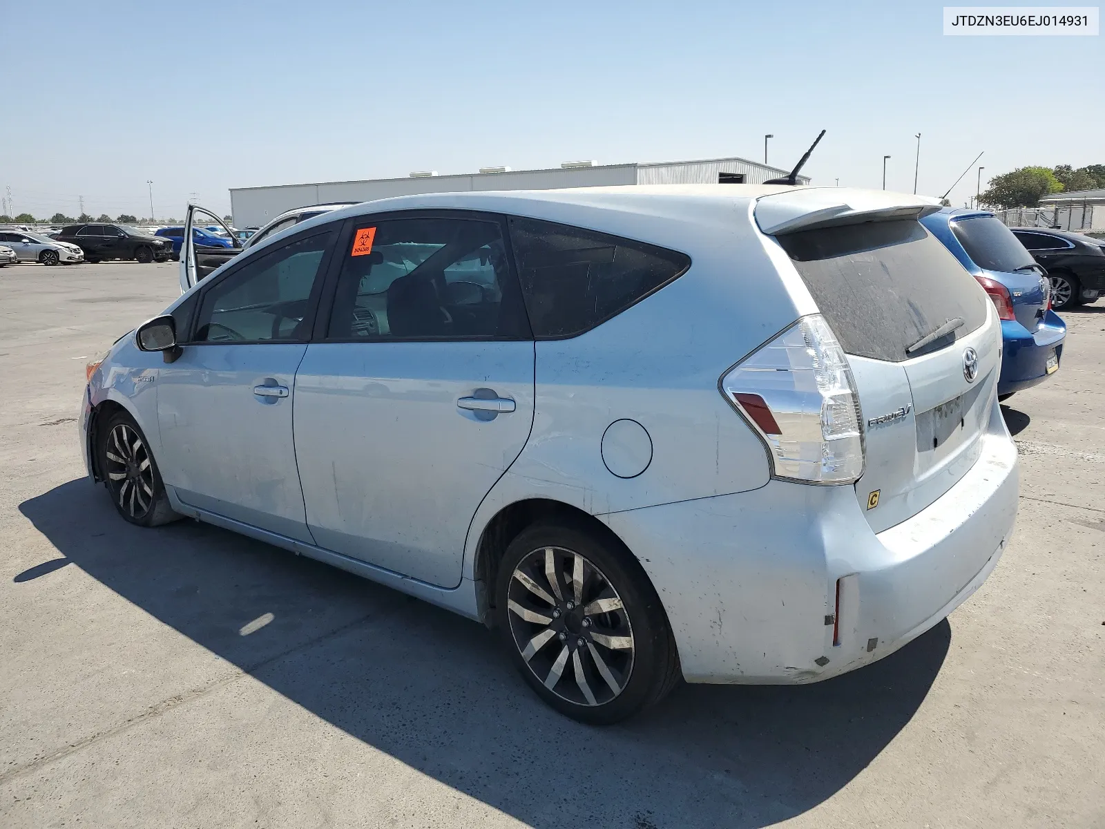 2014 Toyota Prius V VIN: JTDZN3EU6EJ014931 Lot: 63957494