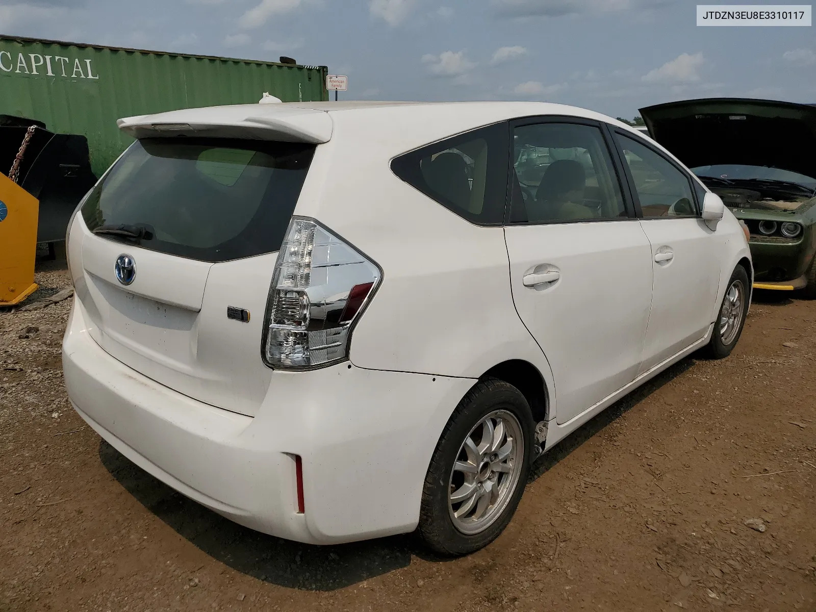 2014 Toyota Prius V VIN: JTDZN3EU8E3310117 Lot: 64071354