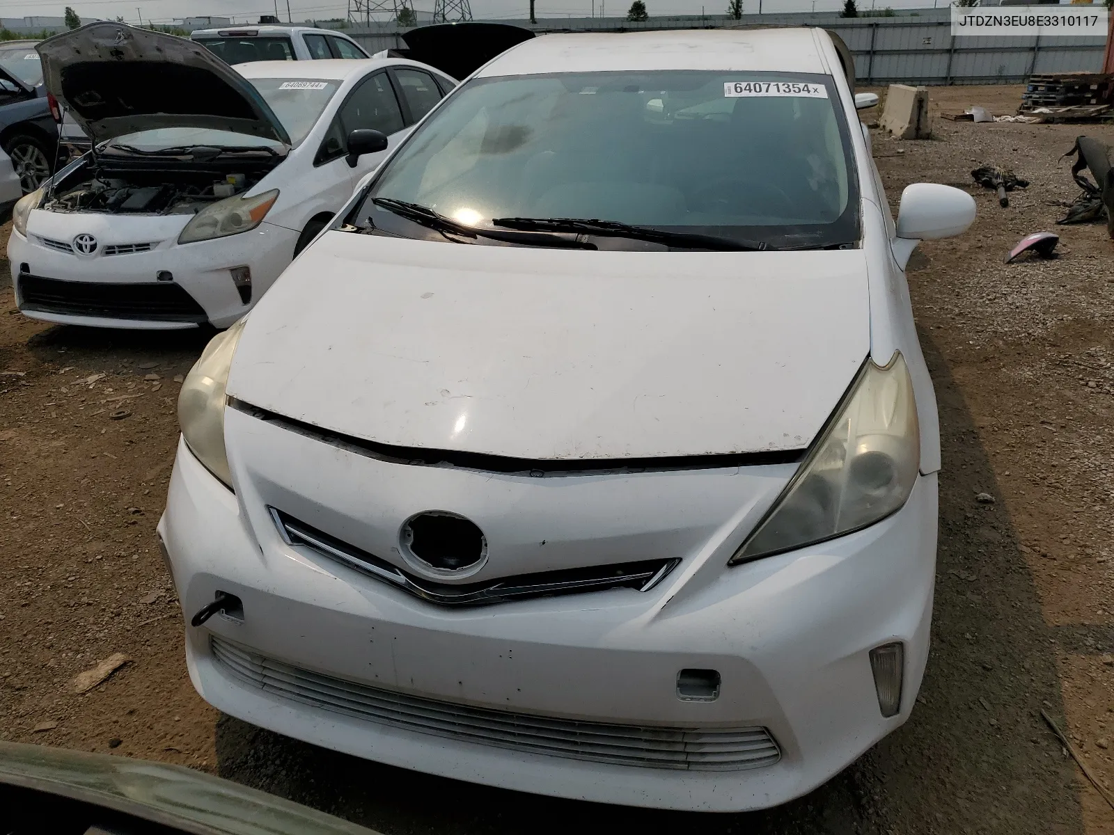 2014 Toyota Prius V VIN: JTDZN3EU8E3310117 Lot: 64071354