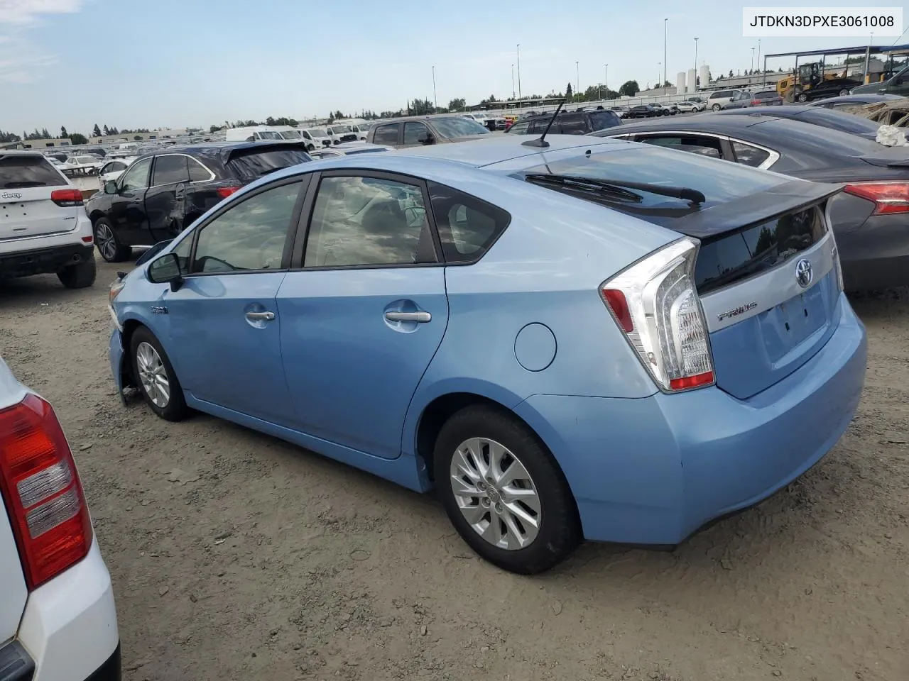 2014 Toyota Prius Plug-In VIN: JTDKN3DPXE3061008 Lot: 64228614