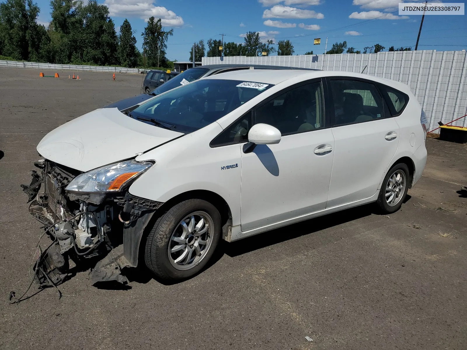 2014 Toyota Prius V VIN: JTDZN3EU2E3308797 Lot: 64647084