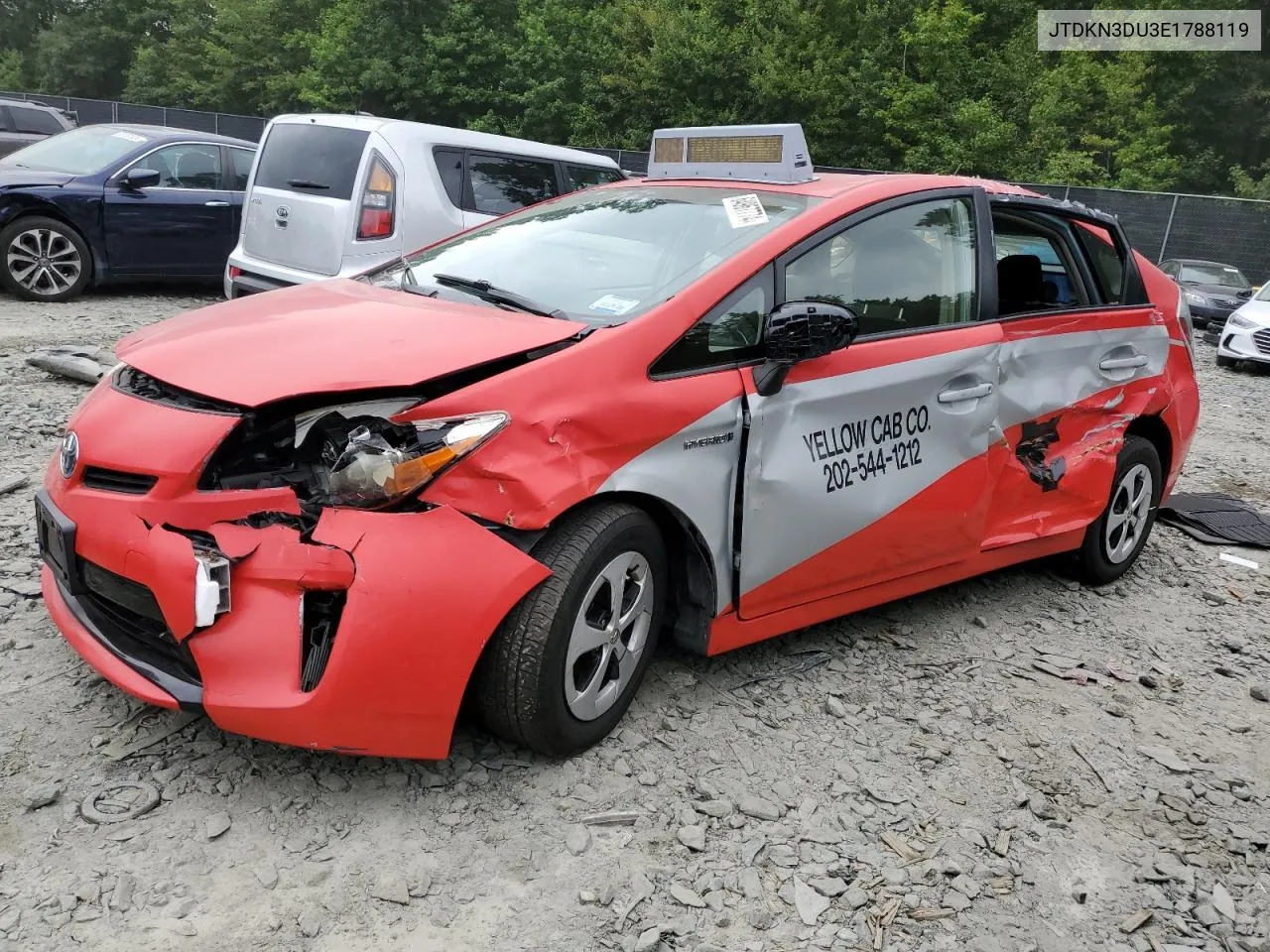 JTDKN3DU3E1788119 2014 Toyota Prius