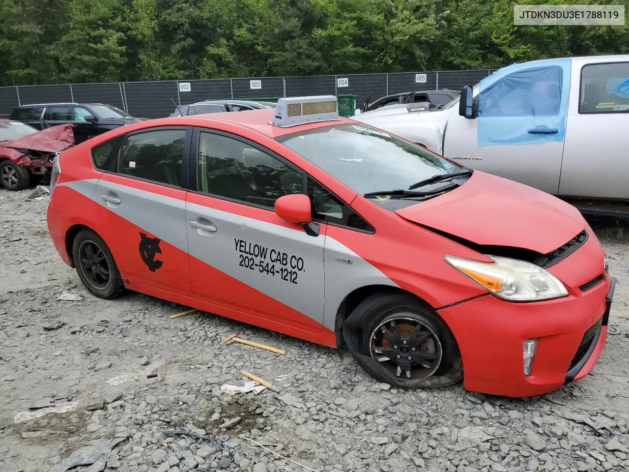 JTDKN3DU3E1788119 2014 Toyota Prius