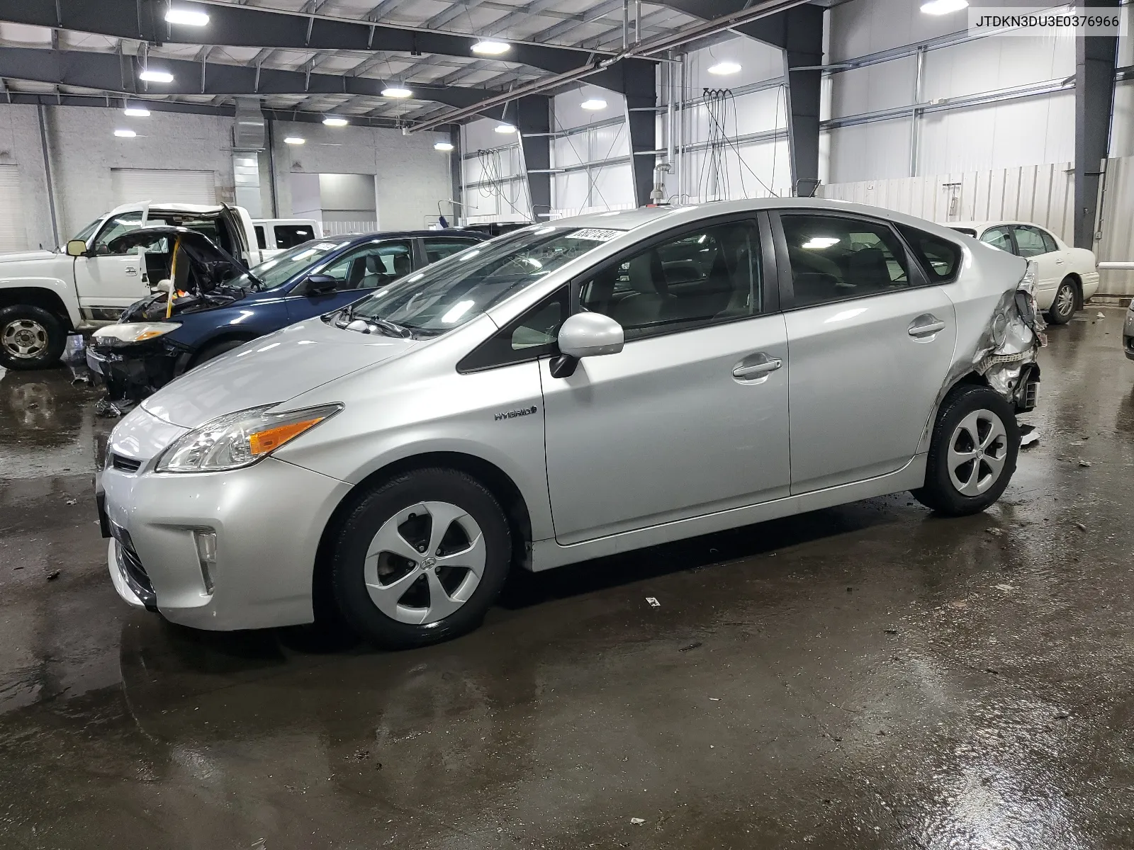 2014 Toyota Prius VIN: JTDKN3DU3E0376966 Lot: 65021324