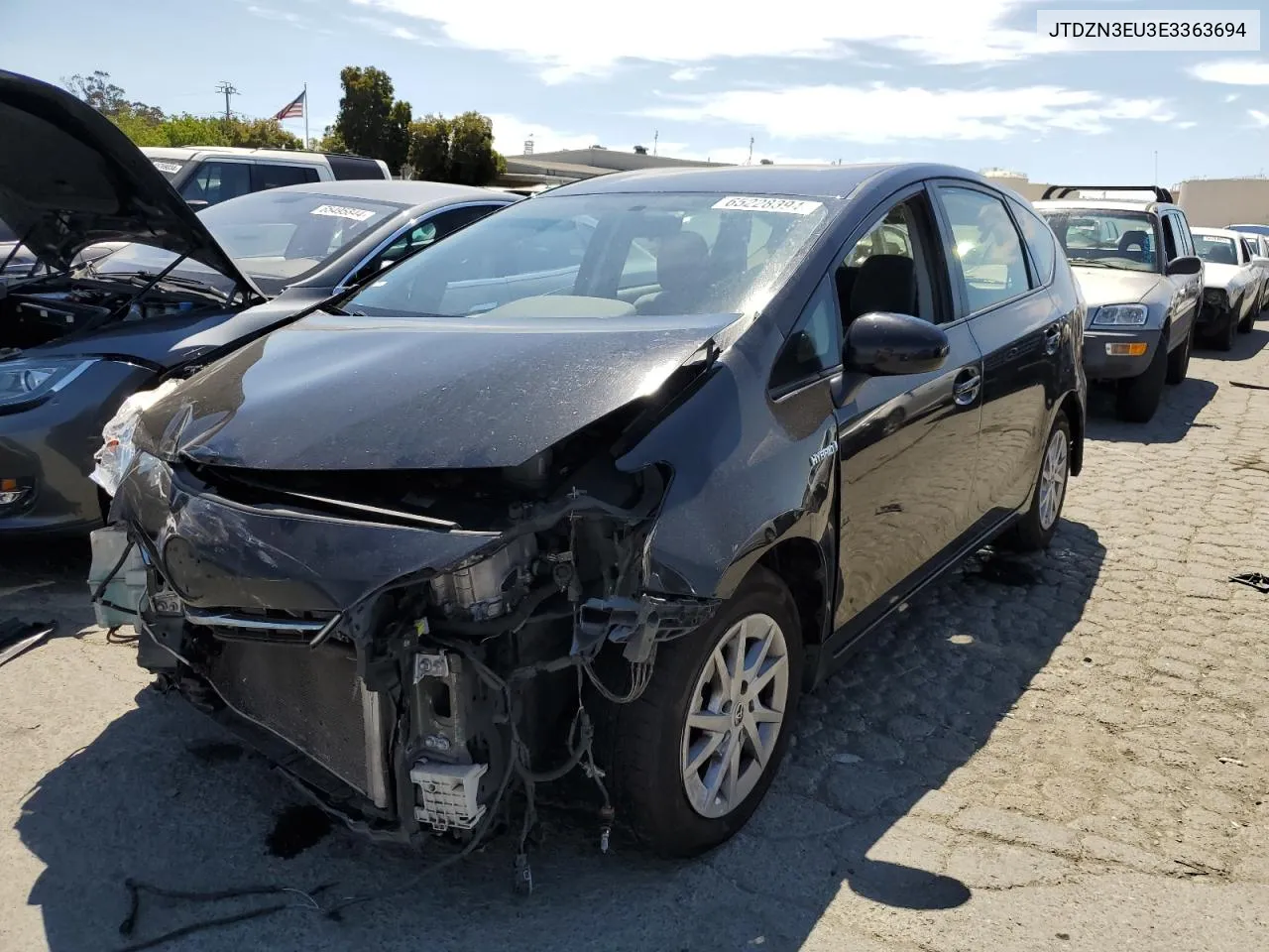 2014 Toyota Prius V VIN: JTDZN3EU3E3363694 Lot: 65228394