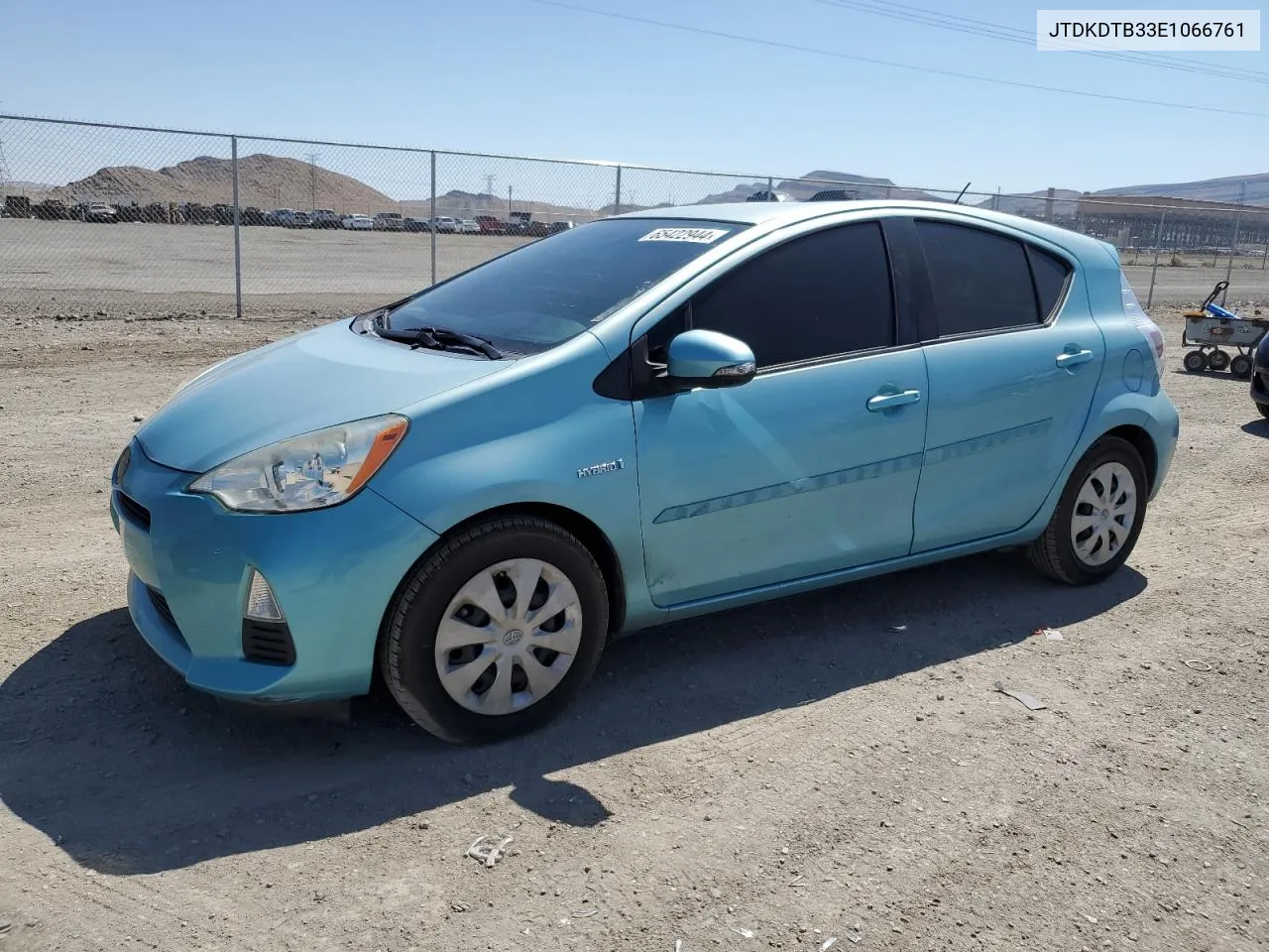 2014 Toyota Prius C VIN: JTDKDTB33E1066761 Lot: 65422944