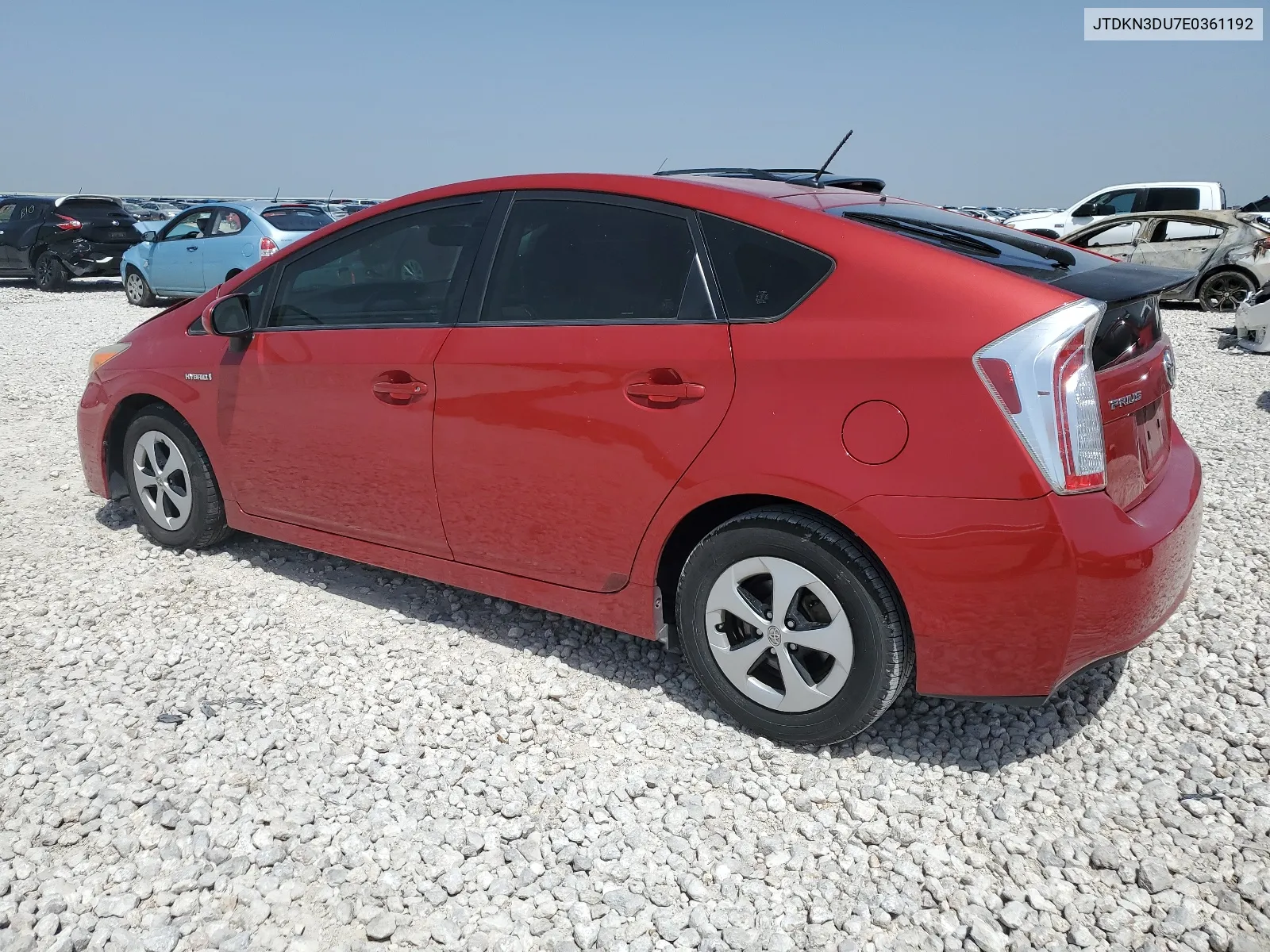 2014 Toyota Prius VIN: JTDKN3DU7E0361192 Lot: 65479804