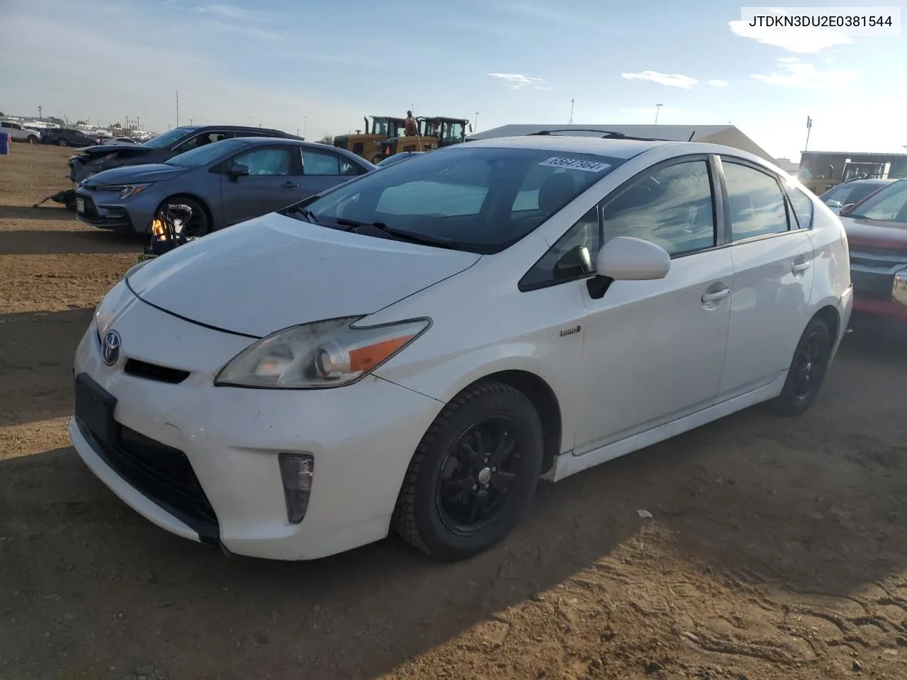 2014 Toyota Prius VIN: JTDKN3DU2E0381544 Lot: 65647964