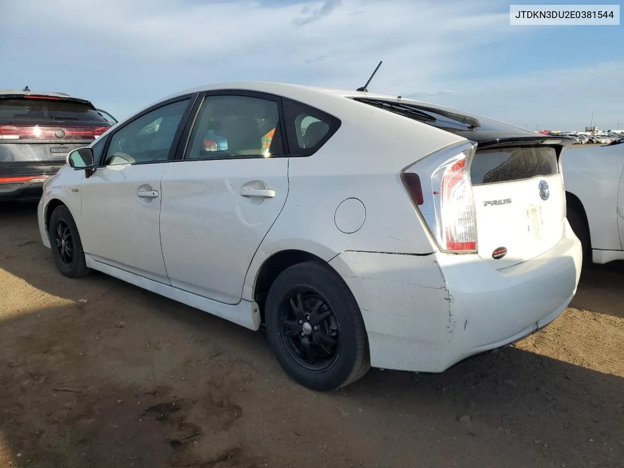 2014 Toyota Prius VIN: JTDKN3DU2E0381544 Lot: 65647964