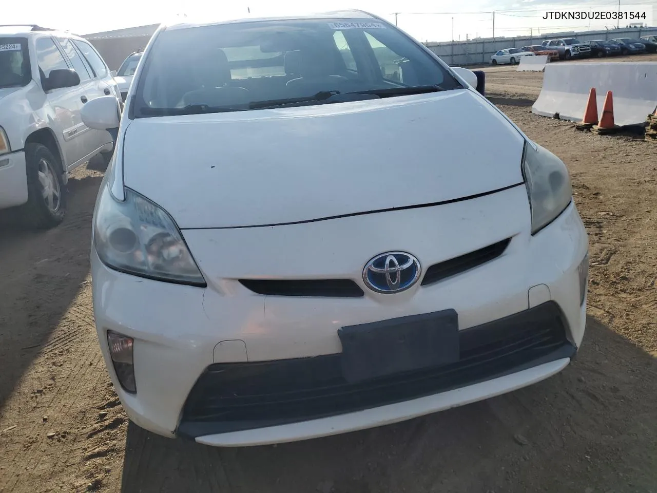 2014 Toyota Prius VIN: JTDKN3DU2E0381544 Lot: 65647964