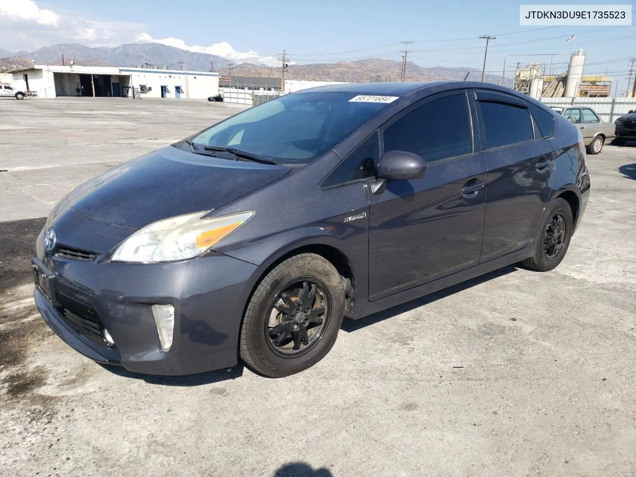 2014 Toyota Prius VIN: JTDKN3DU9E1735523 Lot: 65721684