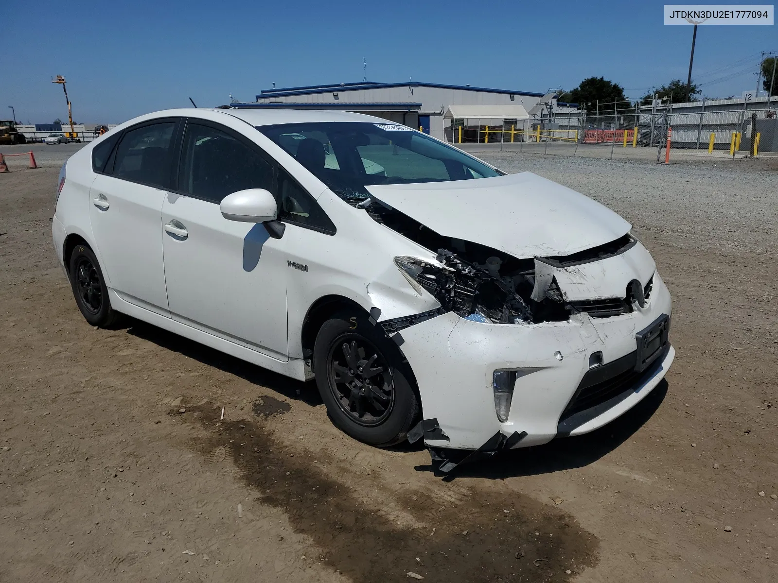 2014 Toyota Prius VIN: JTDKN3DU2E1777094 Lot: 65759434