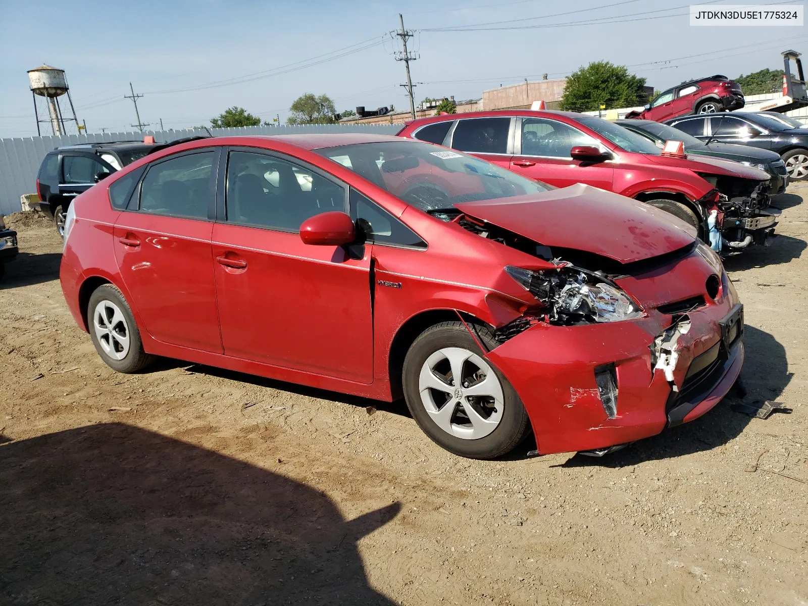 2014 Toyota Prius VIN: JTDKN3DU5E1775324 Lot: 66034914