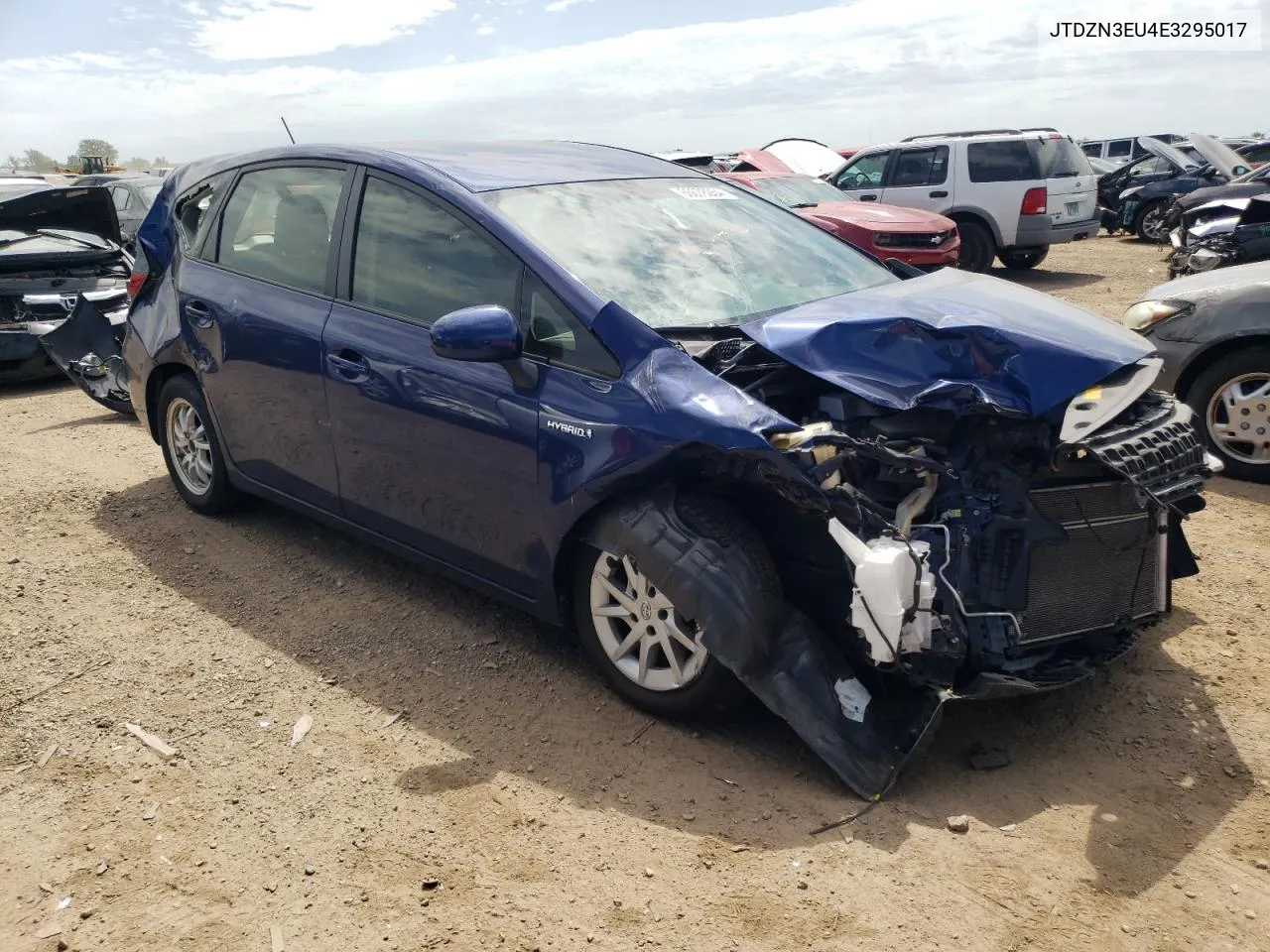 2014 Toyota Prius V VIN: JTDZN3EU4E3295017 Lot: 66078054