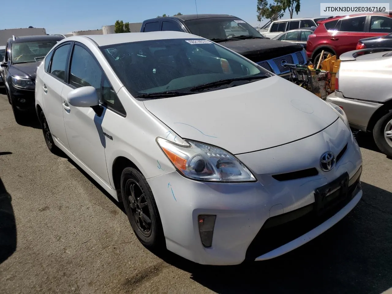 JTDKN3DU2E0367160 2014 Toyota Prius