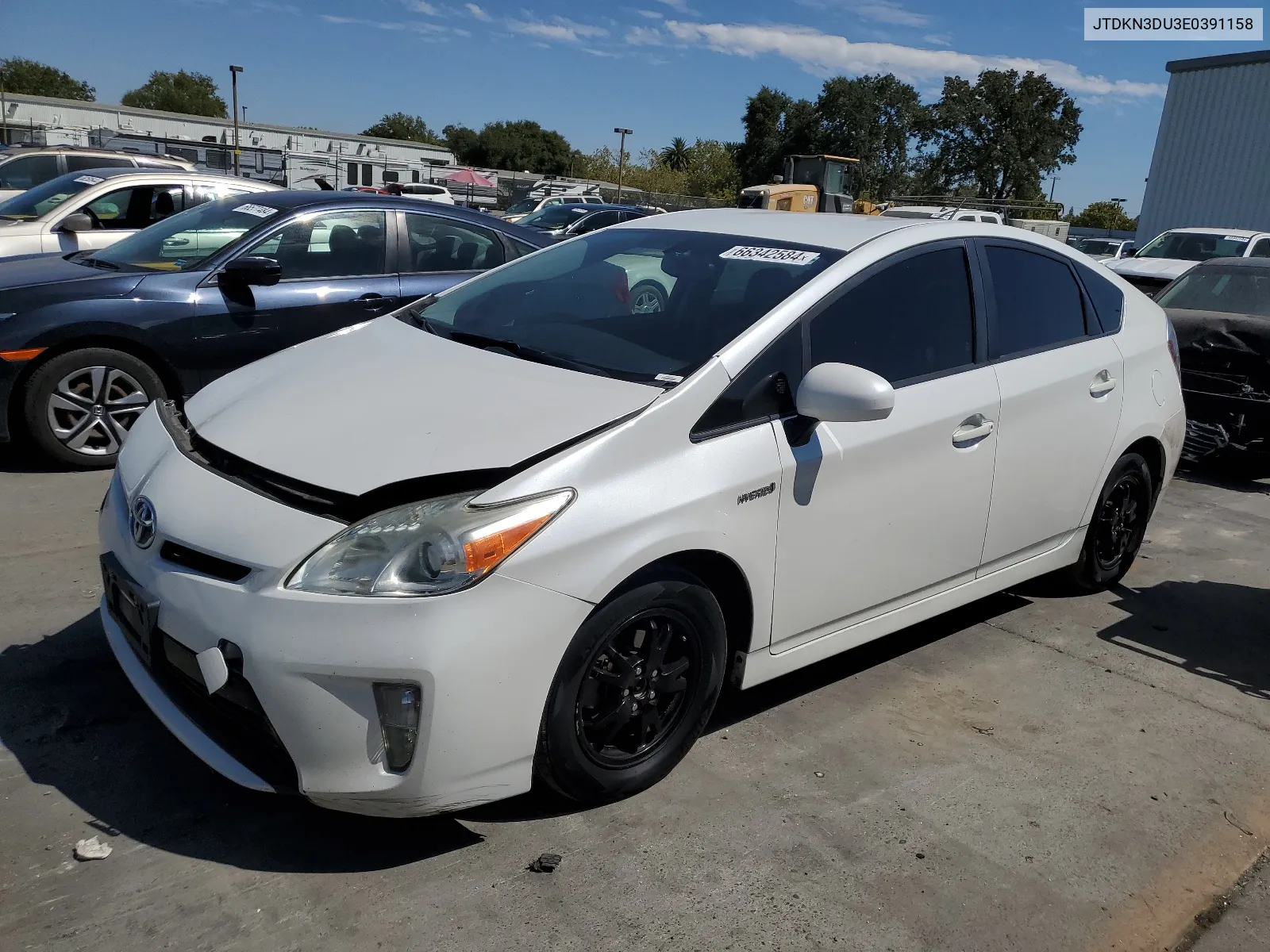 2014 Toyota Prius VIN: JTDKN3DU3E0391158 Lot: 66342584