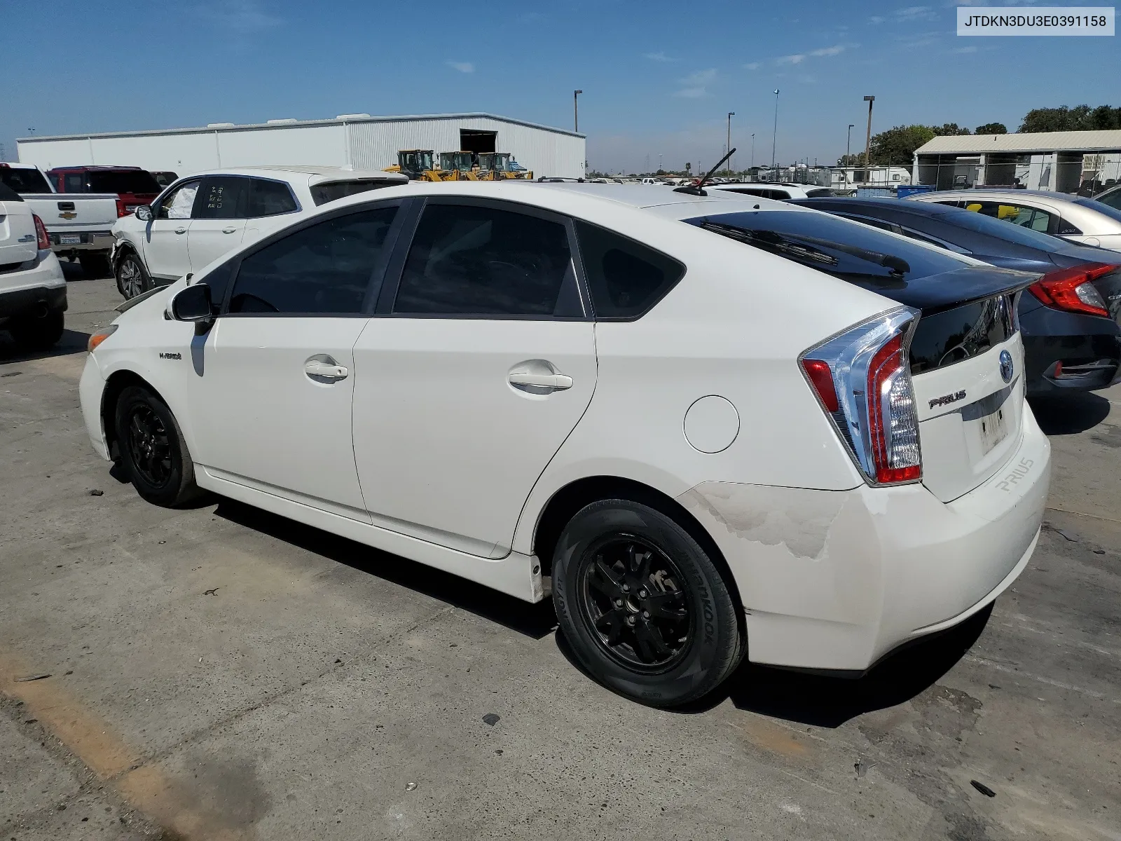 2014 Toyota Prius VIN: JTDKN3DU3E0391158 Lot: 66342584