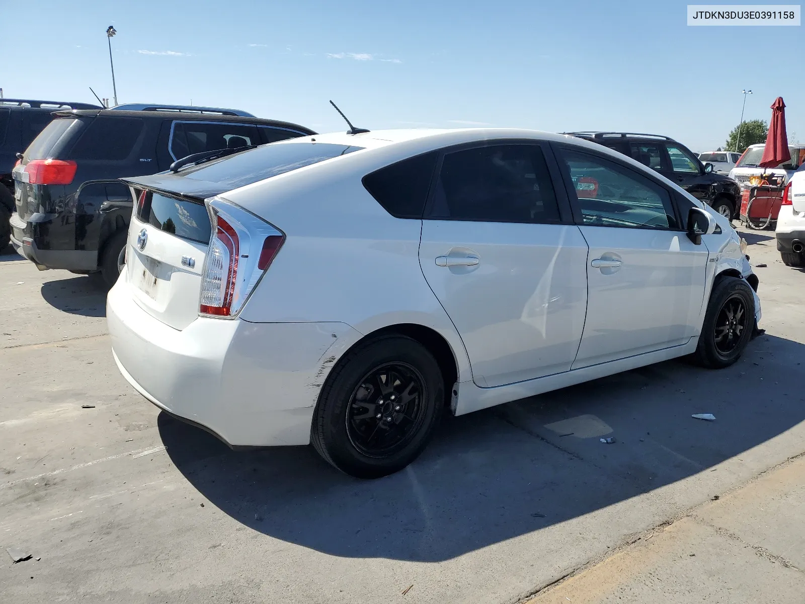 2014 Toyota Prius VIN: JTDKN3DU3E0391158 Lot: 66342584