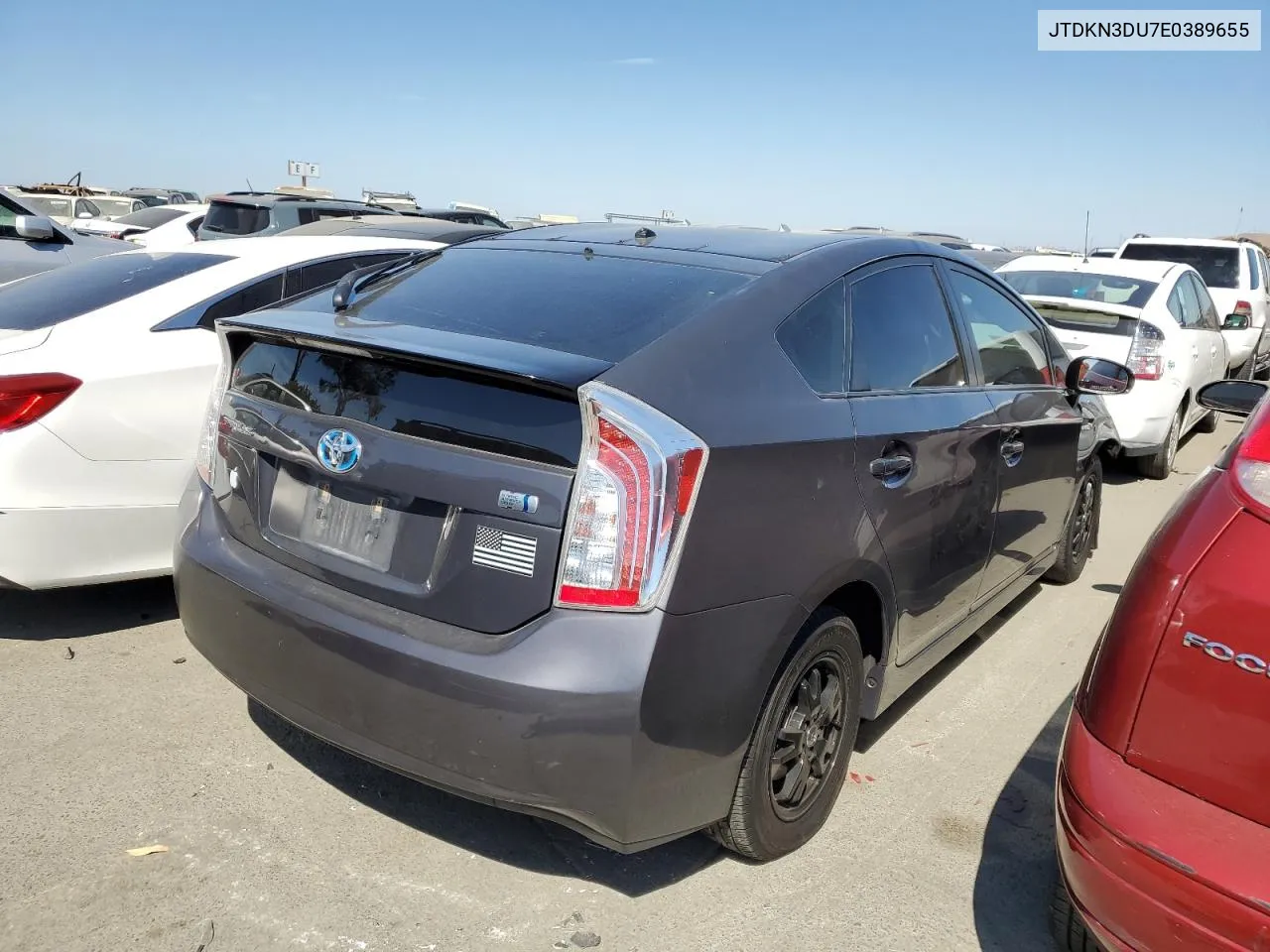 JTDKN3DU7E0389655 2014 Toyota Prius