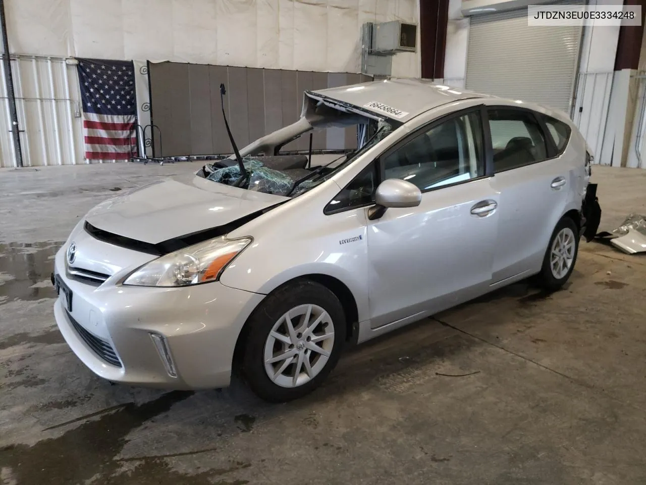 2014 Toyota Prius V VIN: JTDZN3EU0E3334248 Lot: 66458664