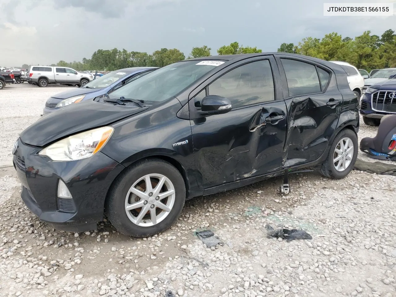 2014 Toyota Prius C VIN: JTDKDTB38E1566155 Lot: 67171024