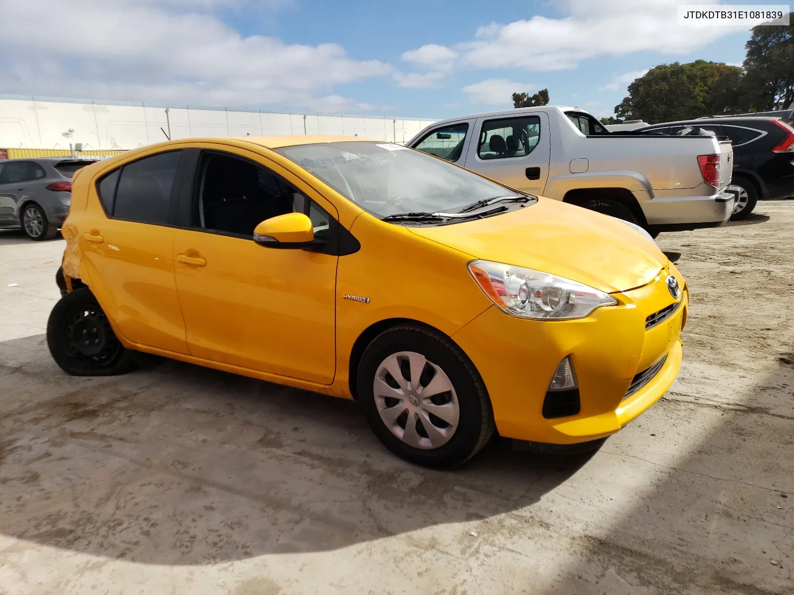 2014 Toyota Prius C VIN: JTDKDTB31E1081839 Lot: 67685704