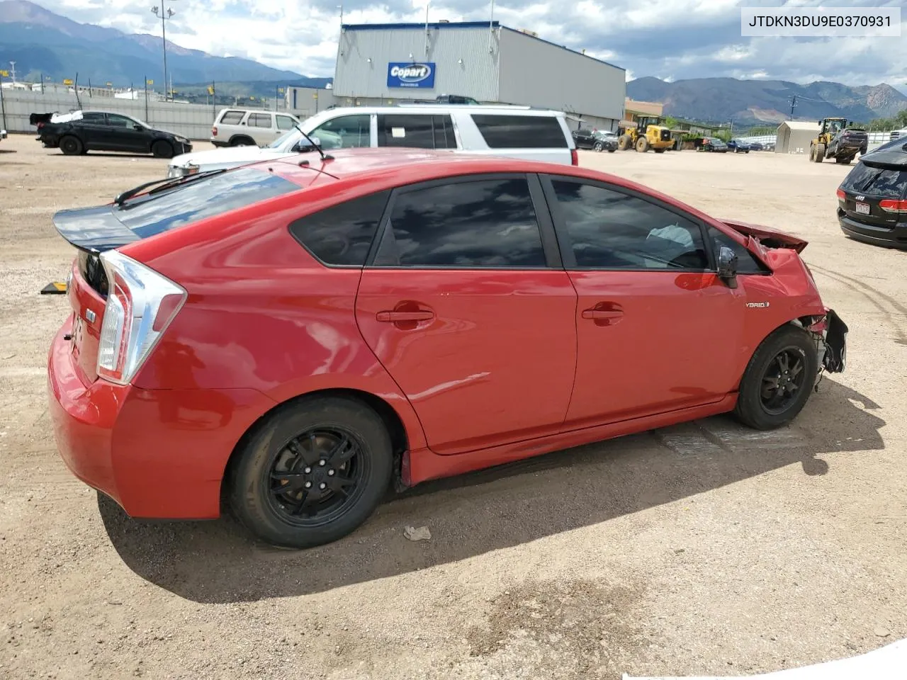 2014 Toyota Prius VIN: JTDKN3DU9E0370931 Lot: 68165914