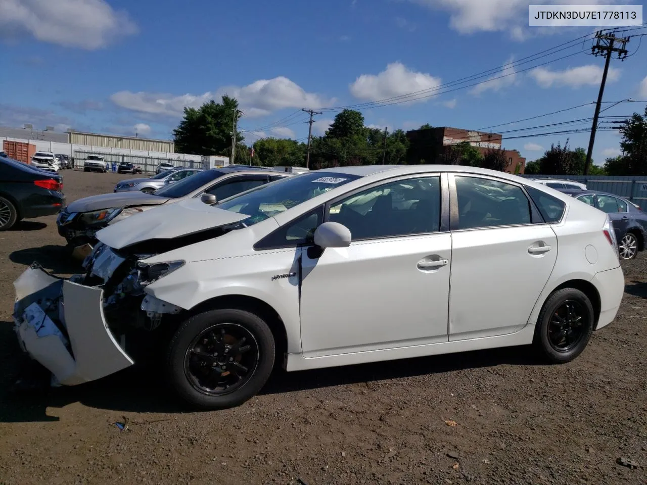 2014 Toyota Prius VIN: JTDKN3DU7E1778113 Lot: 68329784