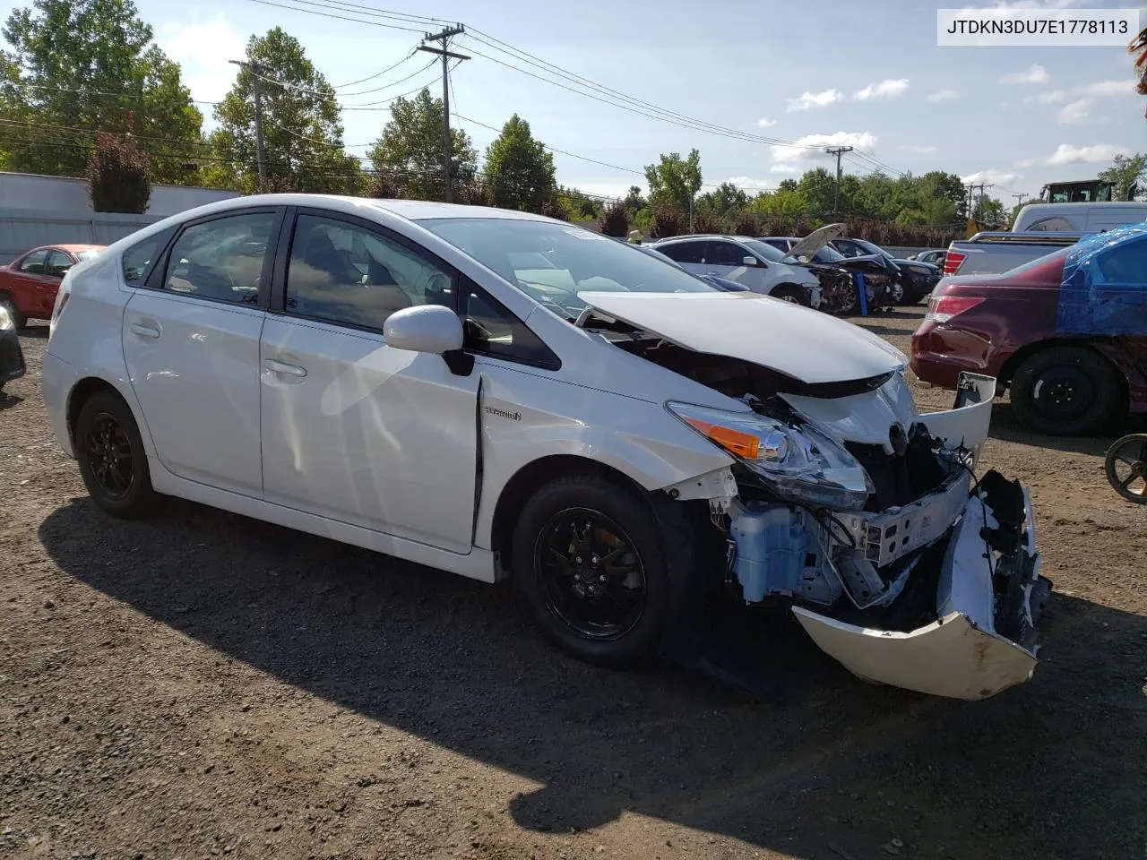 2014 Toyota Prius VIN: JTDKN3DU7E1778113 Lot: 68329784