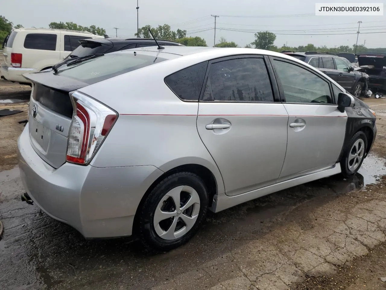 JTDKN3DU0E0392106 2014 Toyota Prius