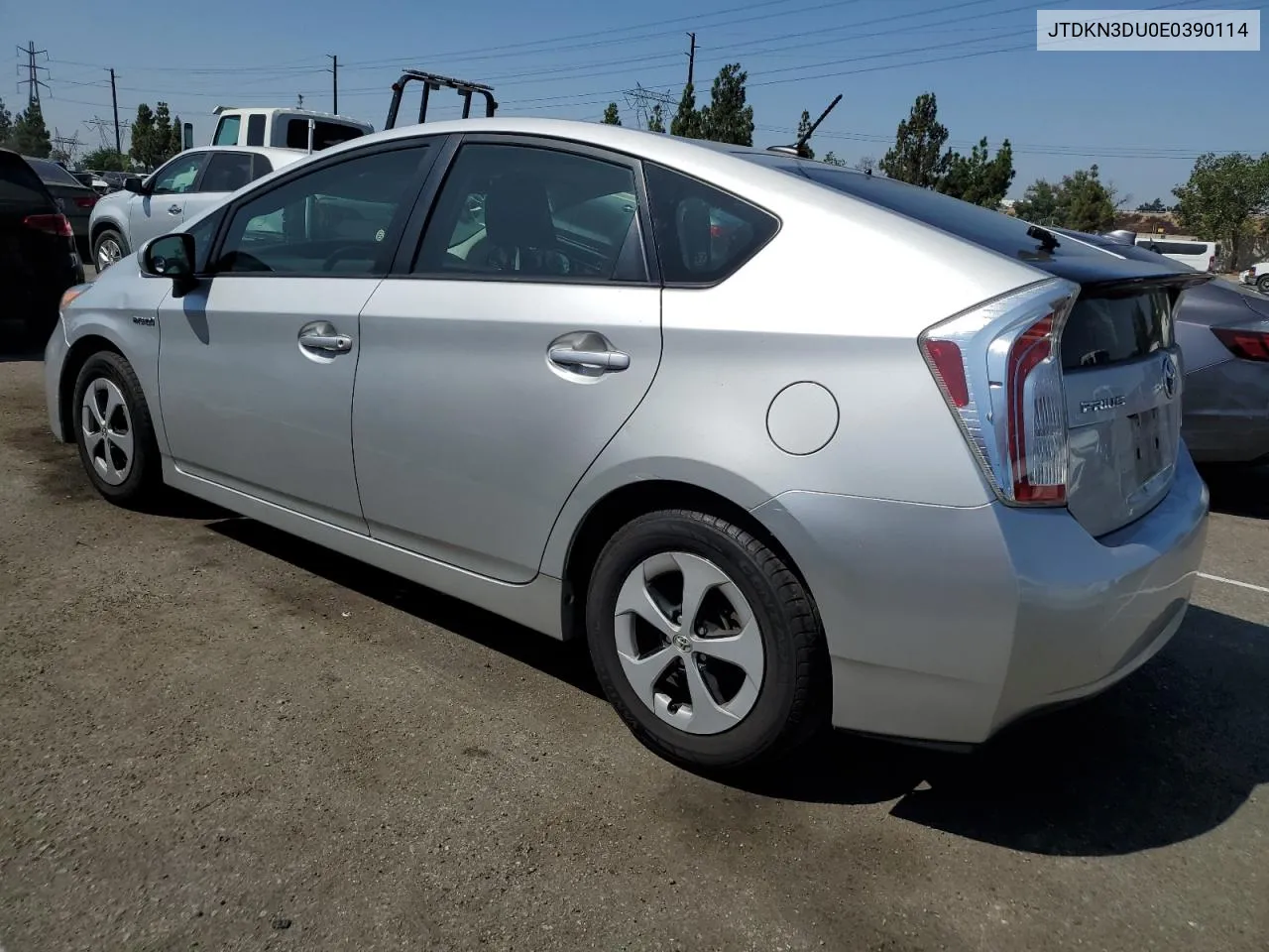 2014 Toyota Prius VIN: JTDKN3DU0E0390114 Lot: 68732254