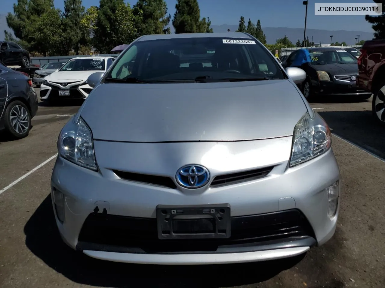 JTDKN3DU0E0390114 2014 Toyota Prius