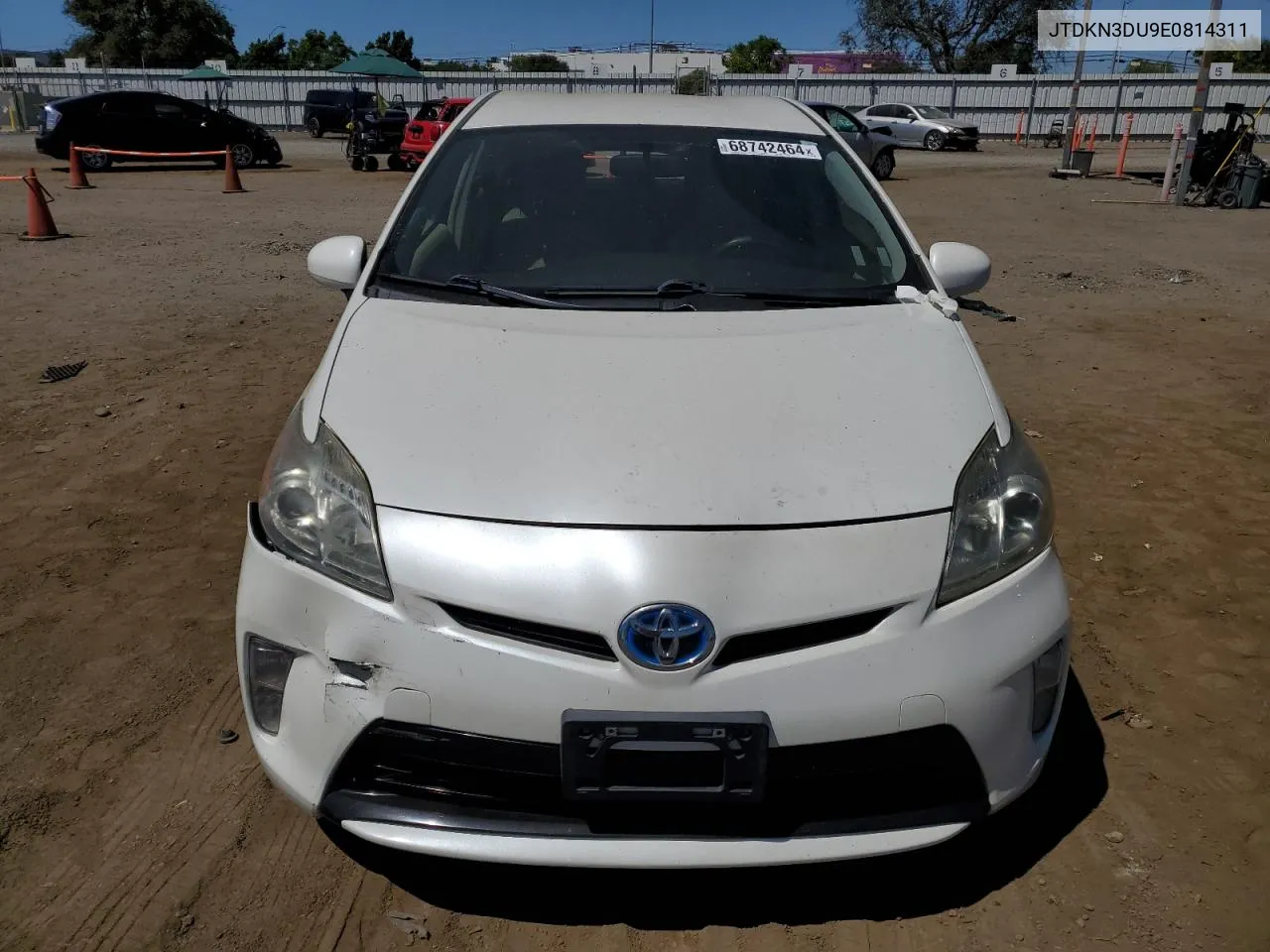 2014 Toyota Prius VIN: JTDKN3DU9E0814311 Lot: 68742464