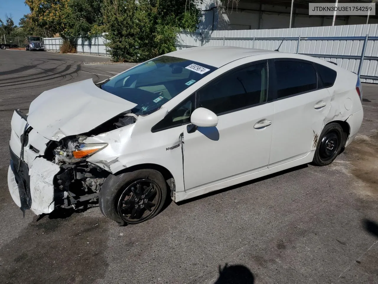 2014 Toyota Prius VIN: JTDKN3DU3E1754259 Lot: 68929674