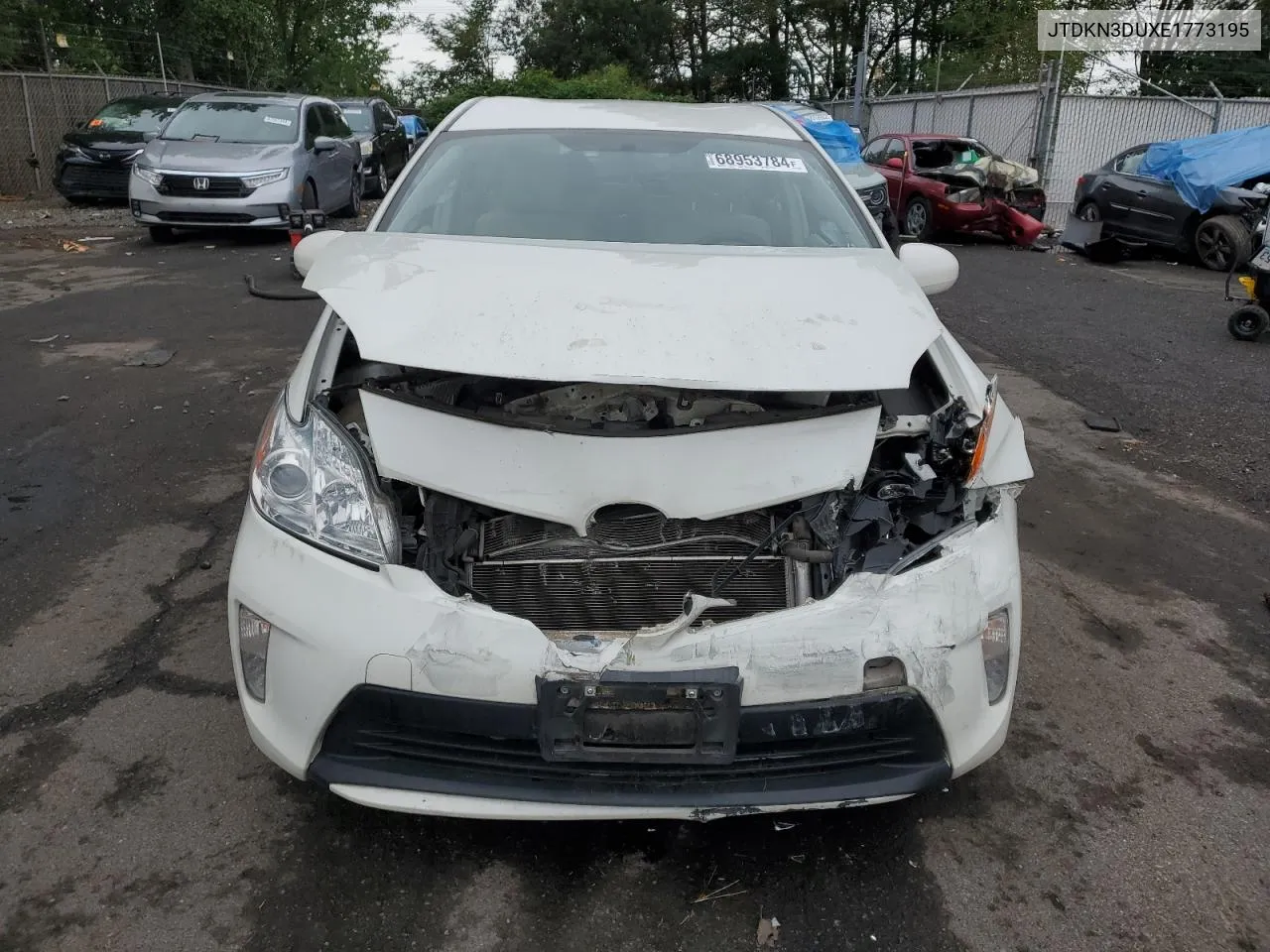 2014 Toyota Prius VIN: JTDKN3DUXE1773195 Lot: 68953784