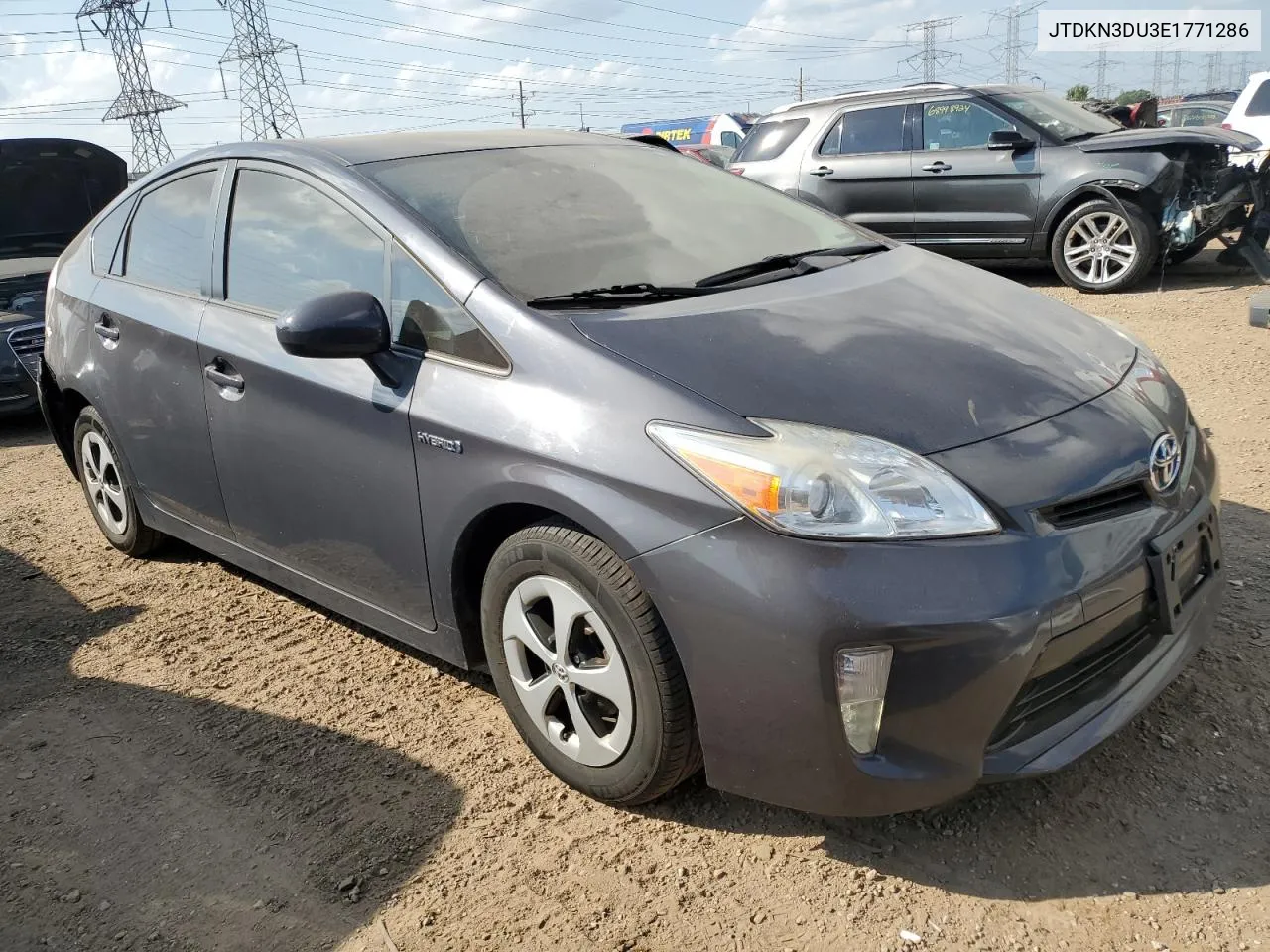 2014 Toyota Prius VIN: JTDKN3DU3E1771286 Lot: 68966944