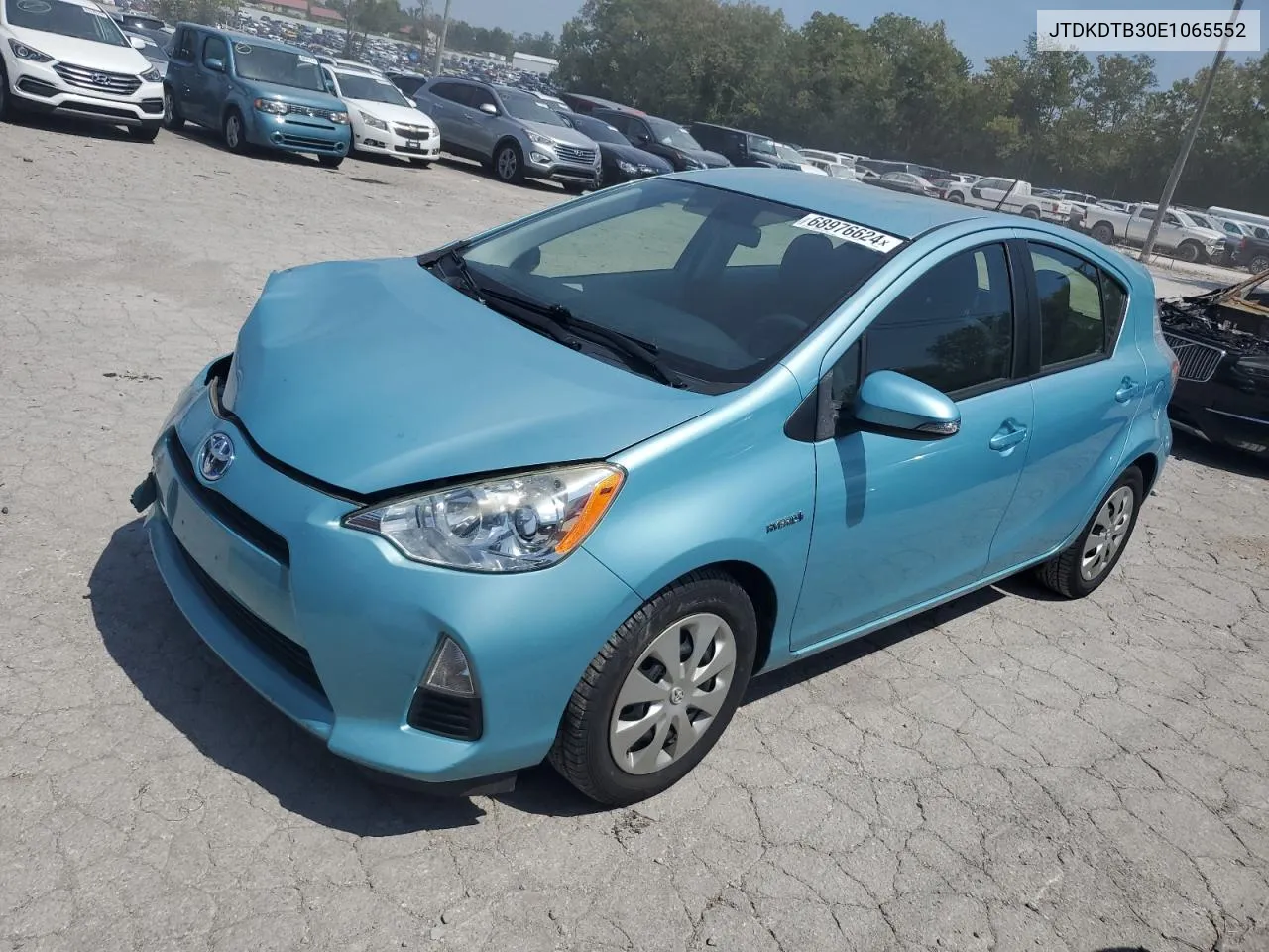 JTDKDTB30E1065552 2014 Toyota Prius C