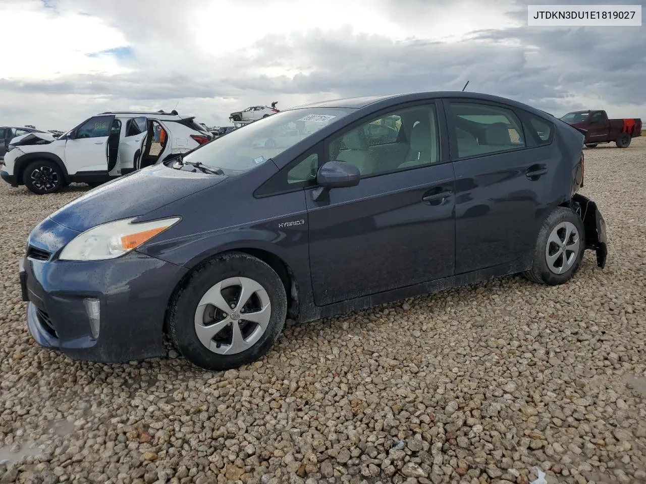 2014 Toyota Prius VIN: JTDKN3DU1E1819027 Lot: 69077514