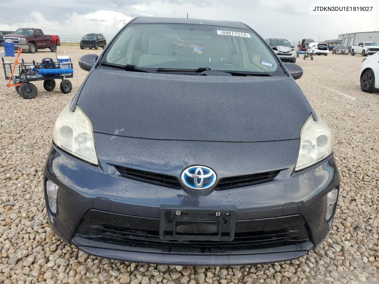 2014 Toyota Prius VIN: JTDKN3DU1E1819027 Lot: 69077514