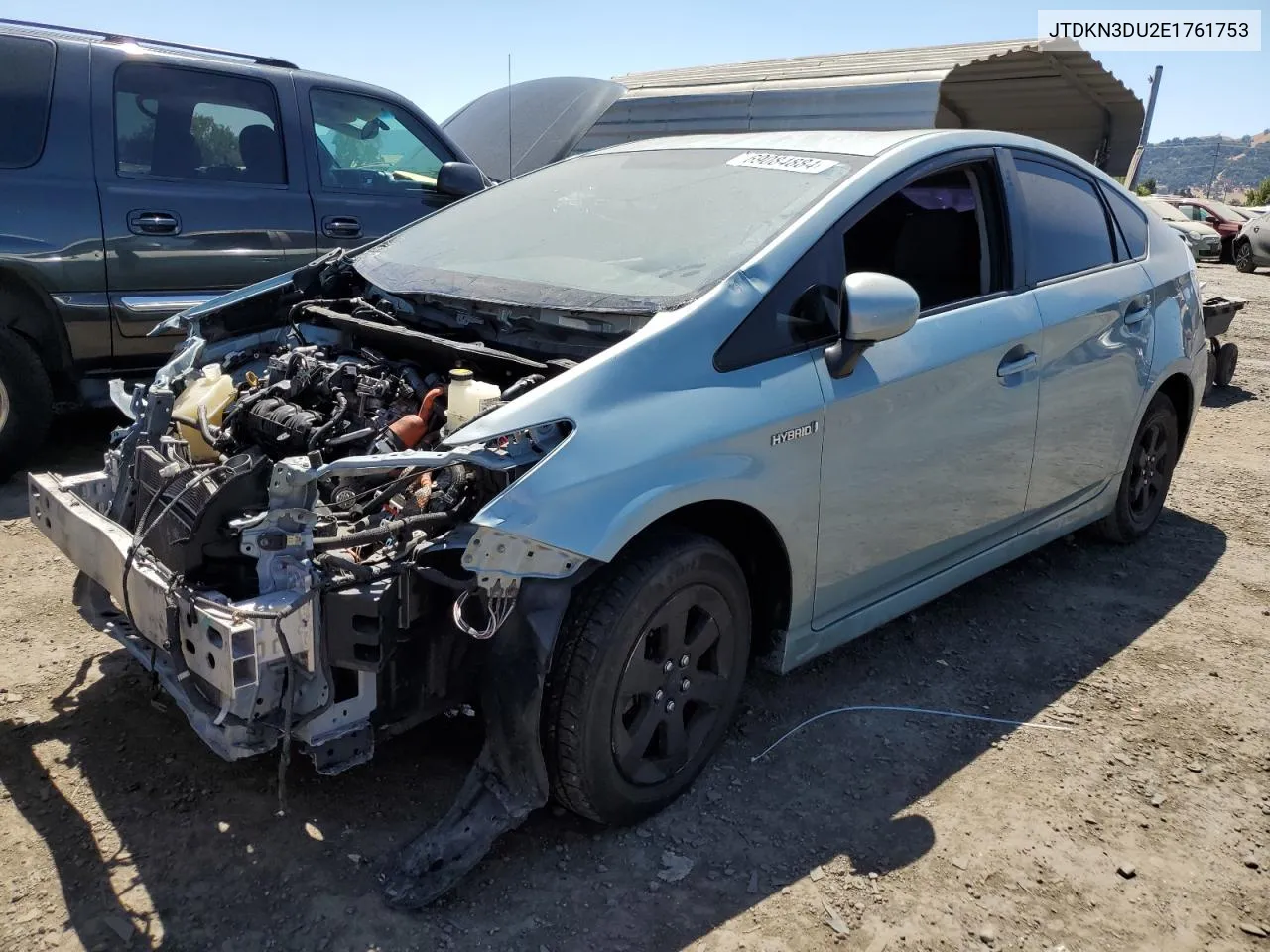 JTDKN3DU2E1761753 2014 Toyota Prius