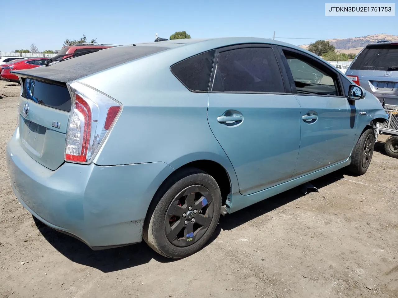 2014 Toyota Prius VIN: JTDKN3DU2E1761753 Lot: 69084884