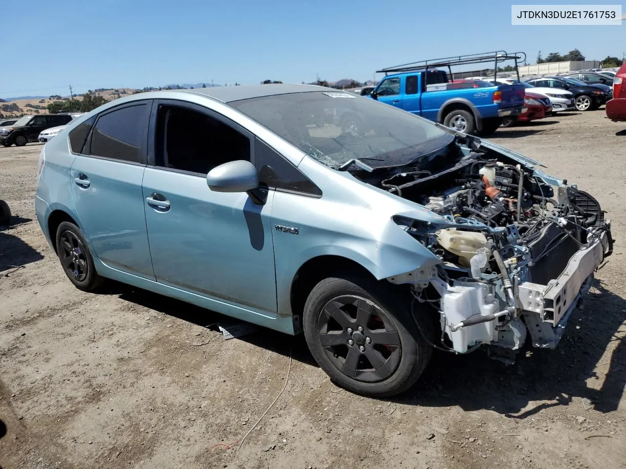 2014 Toyota Prius VIN: JTDKN3DU2E1761753 Lot: 69084884