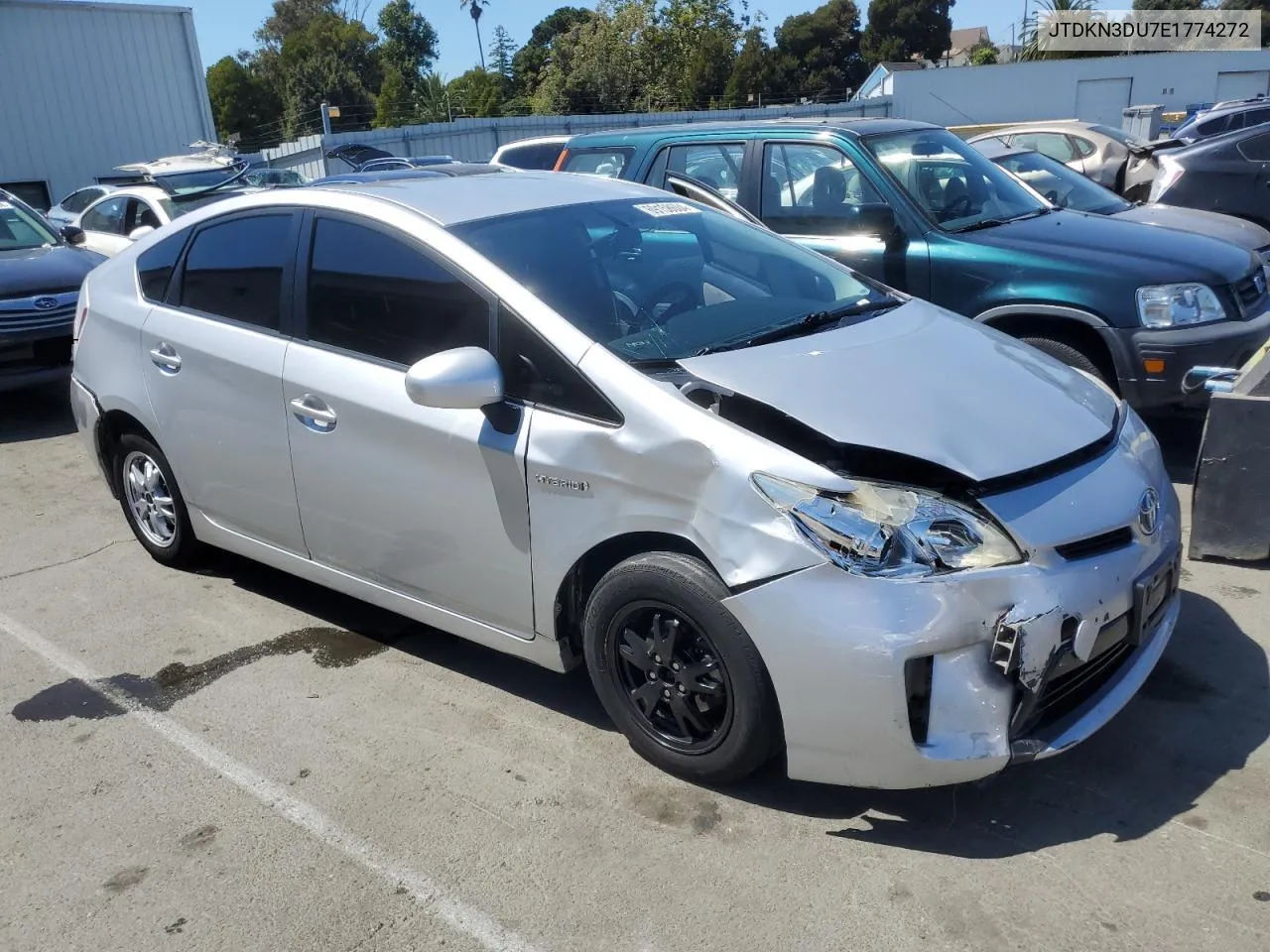 2014 Toyota Prius VIN: JTDKN3DU7E1774272 Lot: 69158604