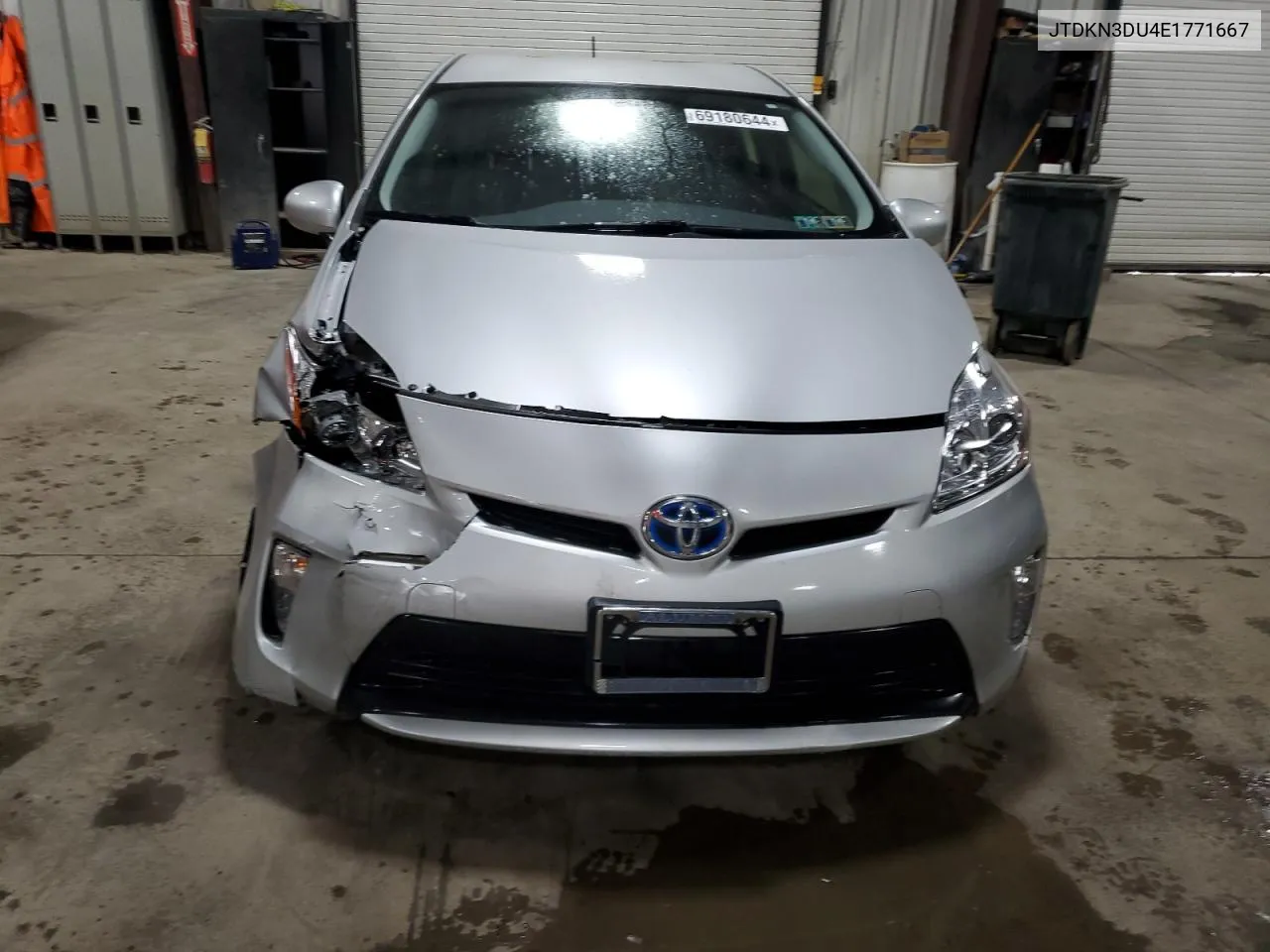 2014 Toyota Prius VIN: JTDKN3DU4E1771667 Lot: 69180644