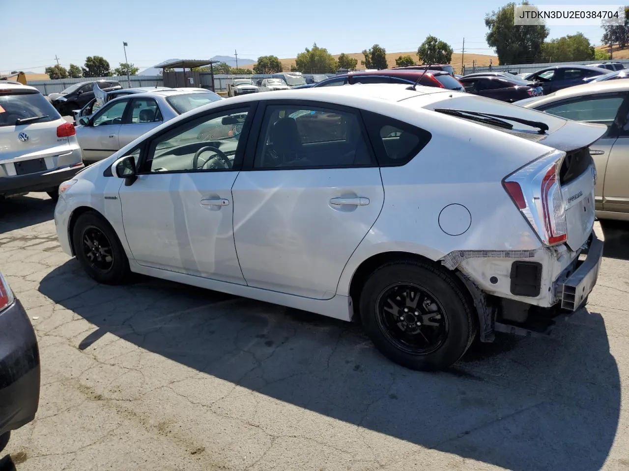 2014 Toyota Prius VIN: JTDKN3DU2E0384704 Lot: 69295764