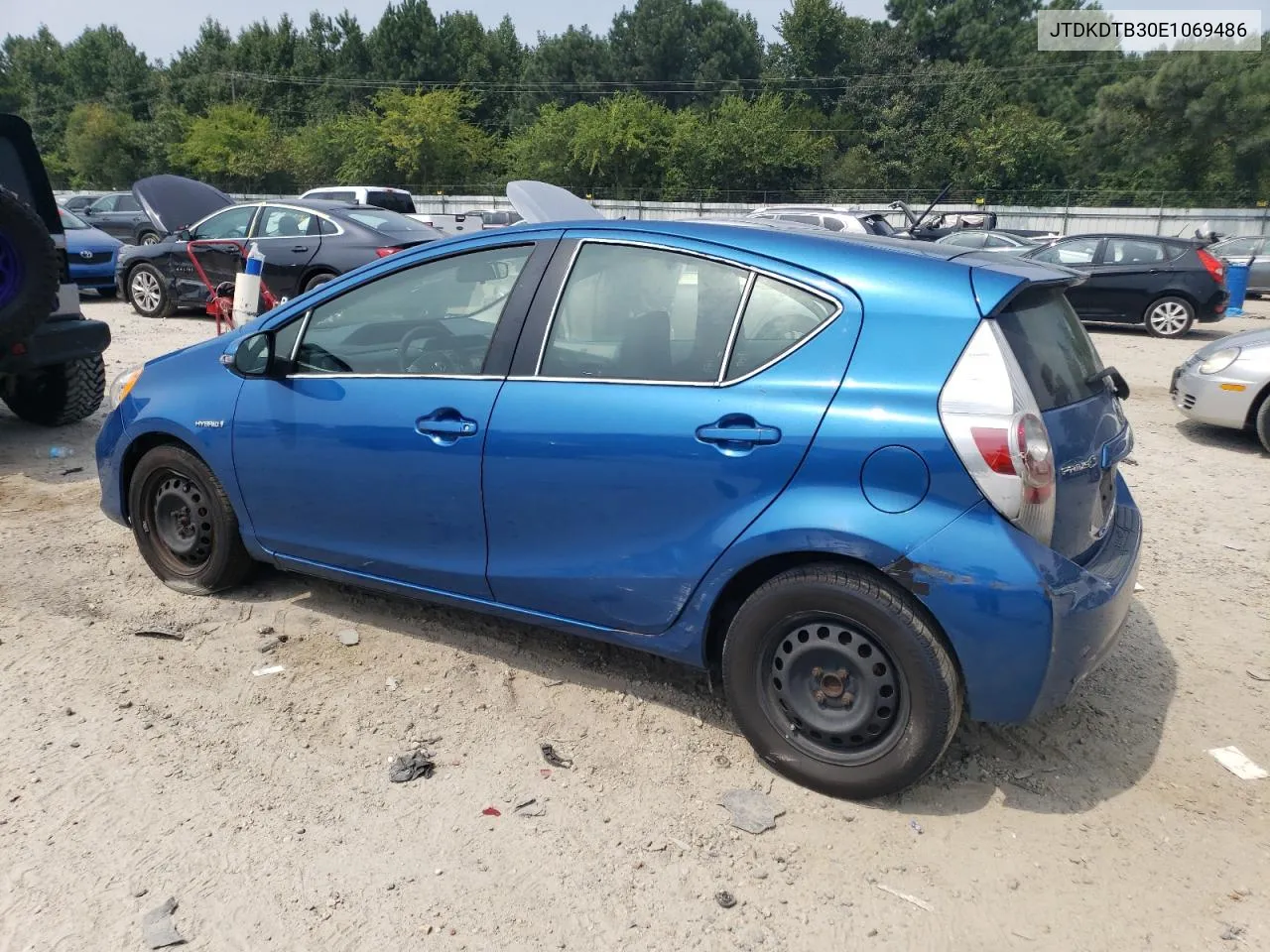 2014 Toyota Prius C VIN: JTDKDTB30E1069486 Lot: 69360324