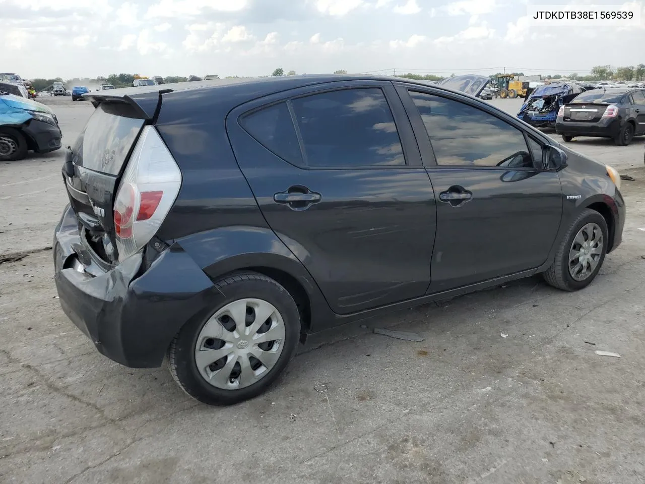 2014 Toyota Prius C VIN: JTDKDTB38E1569539 Lot: 69370274