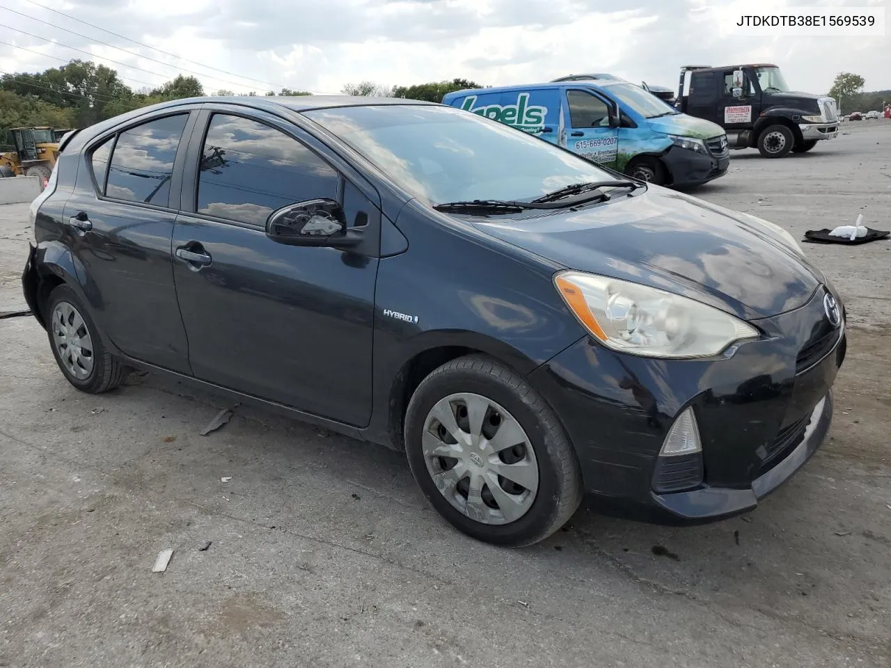 2014 Toyota Prius C VIN: JTDKDTB38E1569539 Lot: 69370274