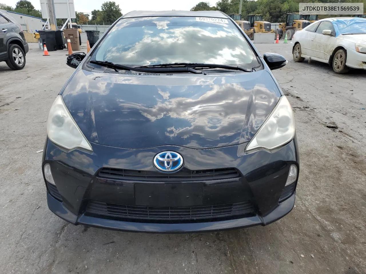 2014 Toyota Prius C VIN: JTDKDTB38E1569539 Lot: 69370274